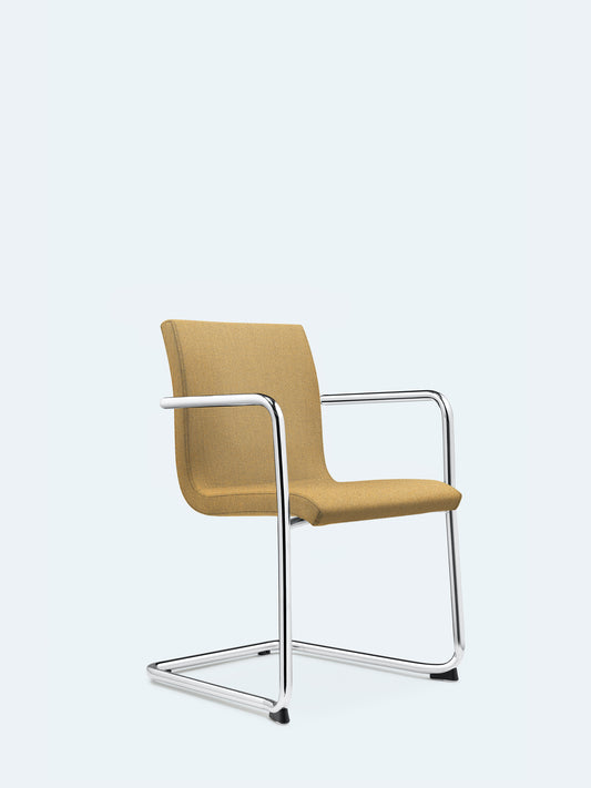Lezgo 72 cantilever chair with armrests